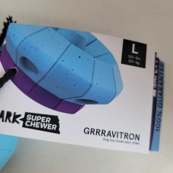 Bark Box GRRAVITRON Super Chewer Rubber Treat Dispensing ToyNew With Tags - Picture 3 of 4
